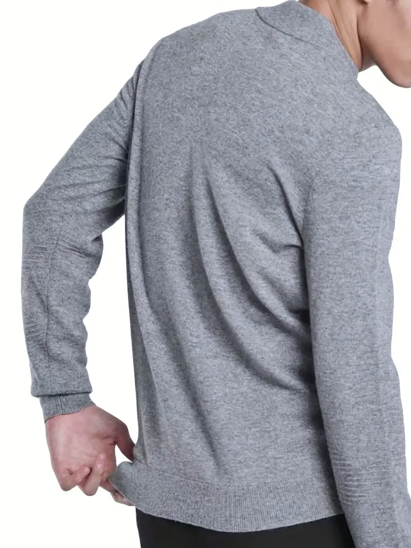 Aryan - Maglione Casual Lavorato A Maglia Con Zip - Image 6