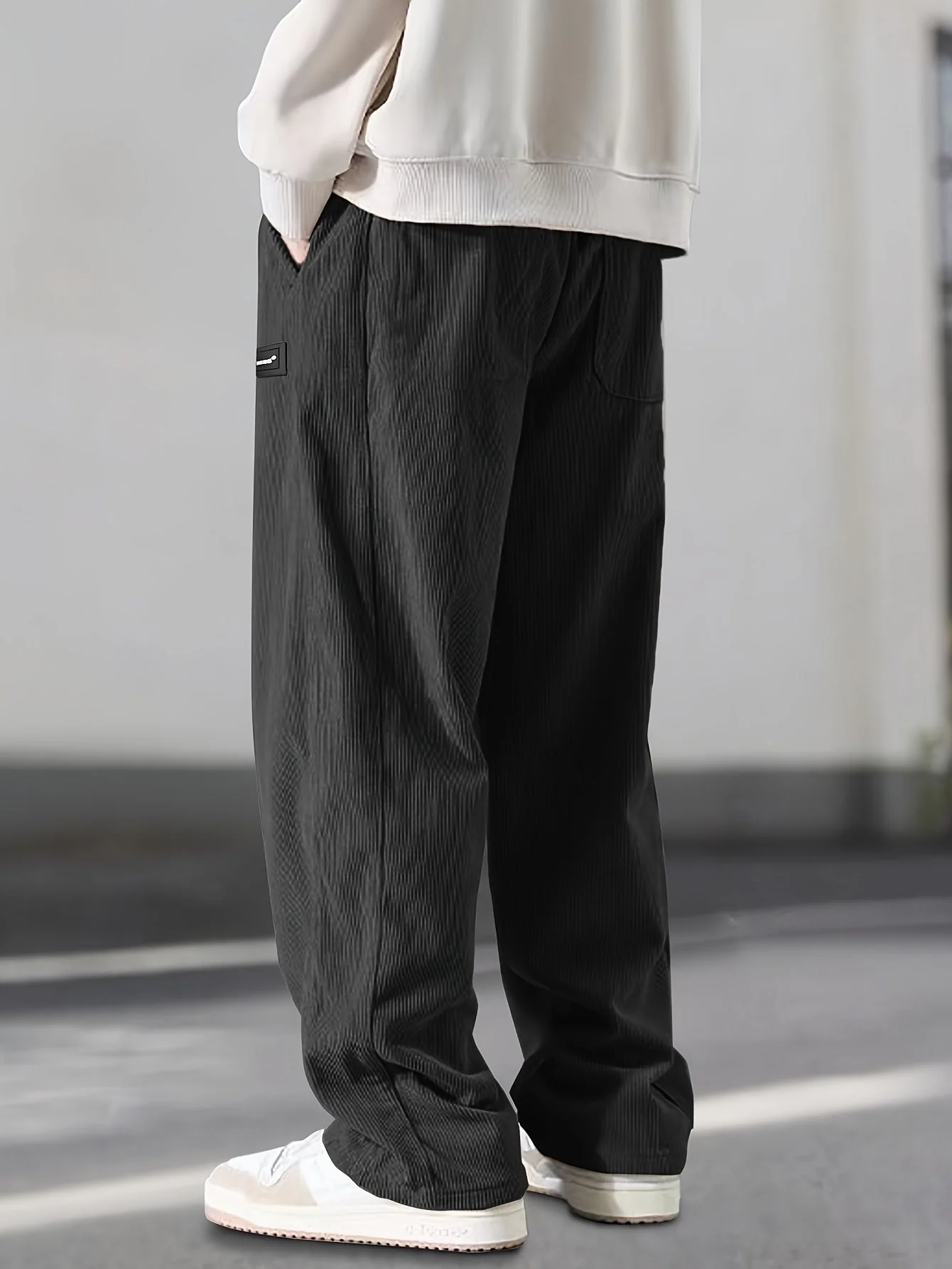 Asher - Pantaloni Gamba Dritta Con Coulisse Vita - Image 8