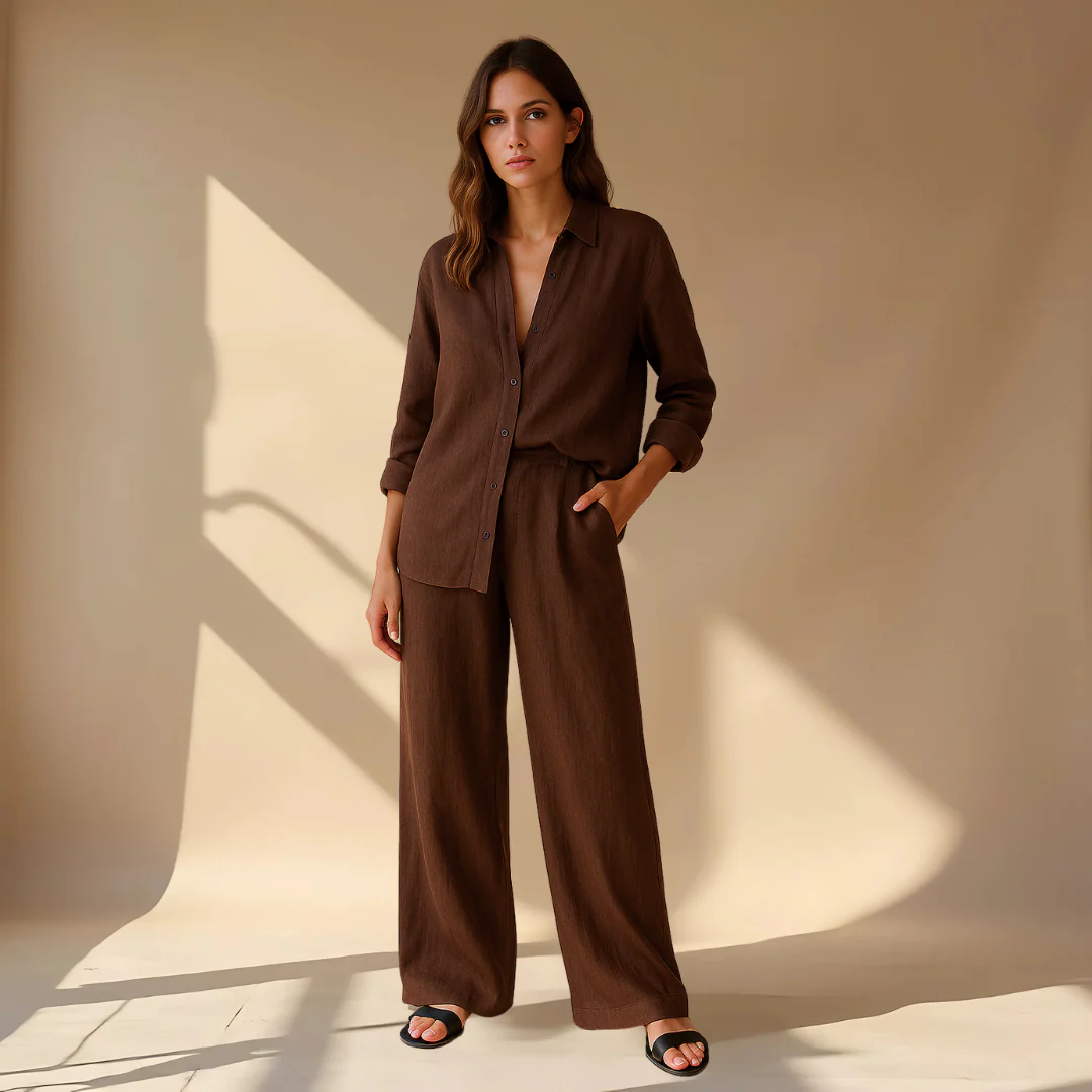 Ashleigh - Set Composto Da Camicia E Pantaloni - Image 3