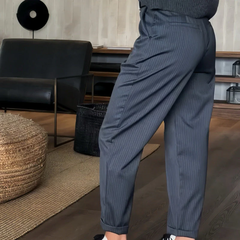 Asuman - Pantaloni Casual Dritti a Vita Alta - Image 6