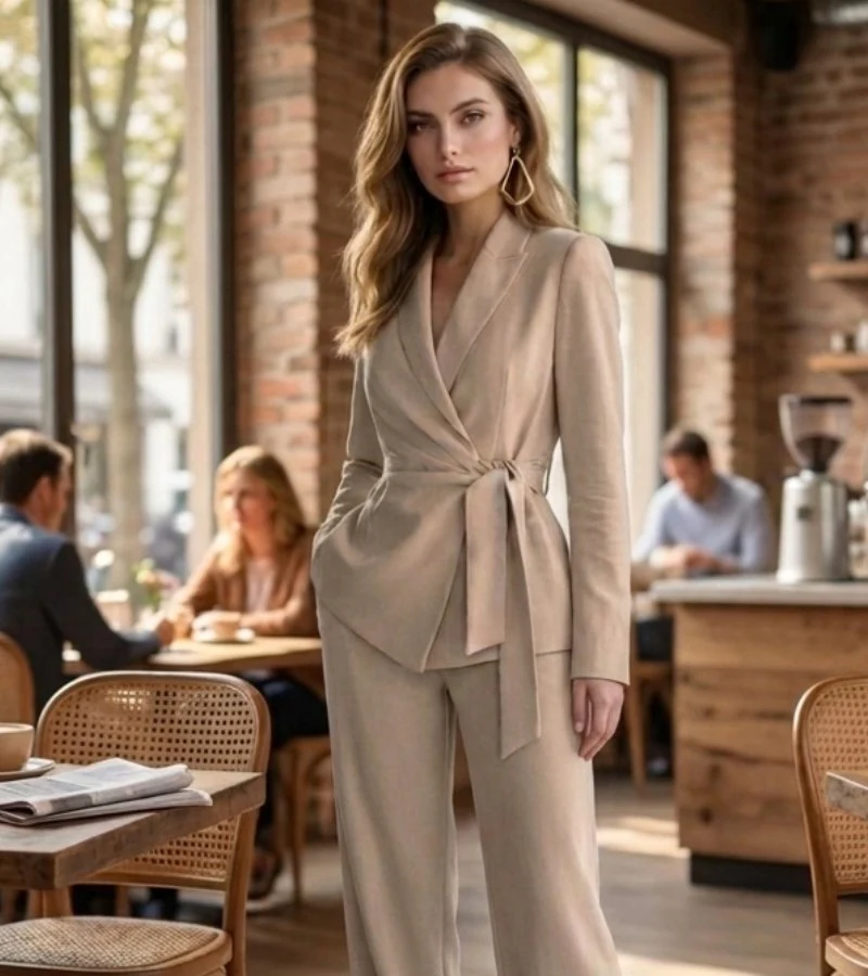Asya - Elegante Completo Casual a Due Pezzi - Image 6