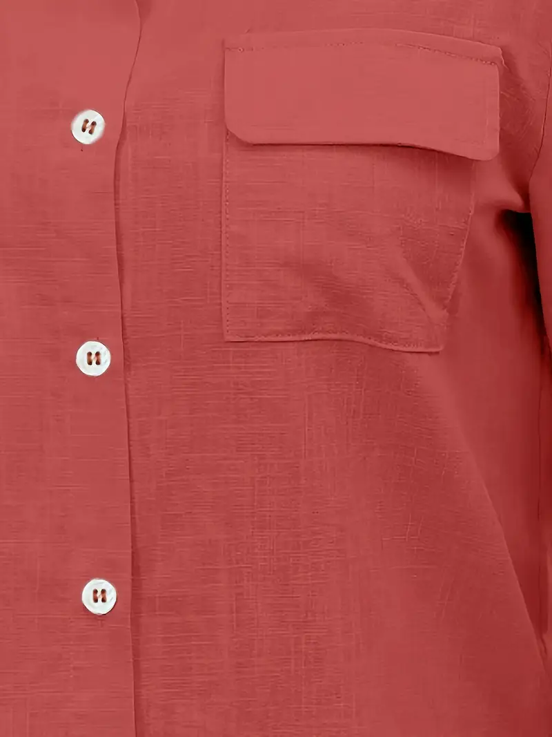 Athena - Camicia In Cotone Con Tasche Frontali - Image 27