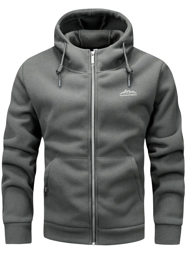 Aubin - Felpa Con Cappuccio e Zip a Maniche Lunghe Con Tasche - Image 2