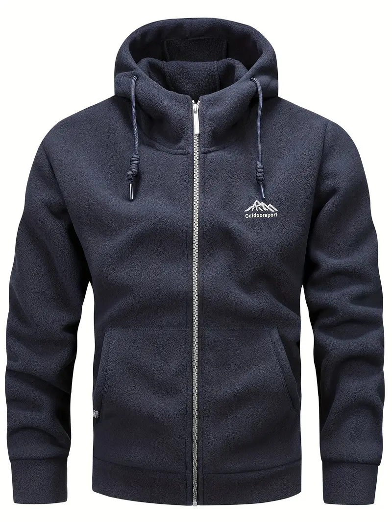Aubin - Felpa Con Cappuccio e Zip a Maniche Lunghe Con Tasche - Image 3