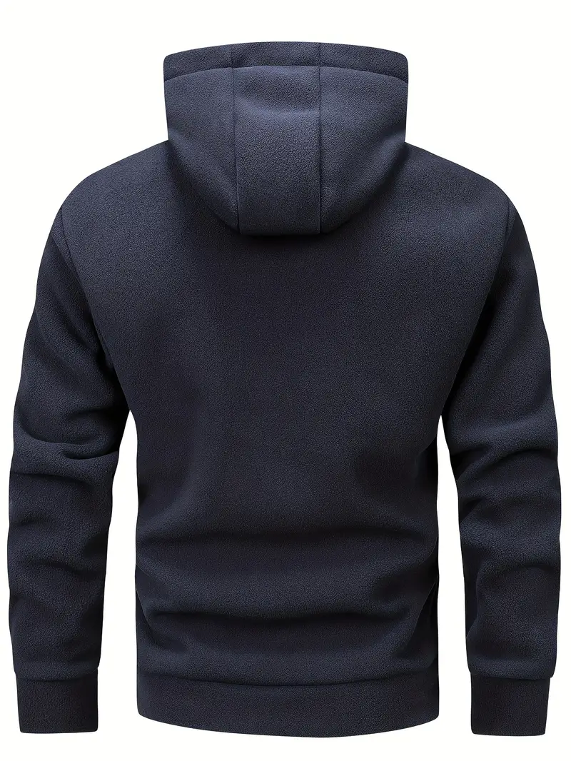 Aubin - Felpa Con Cappuccio e Zip a Maniche Lunghe Con Tasche - Image 7