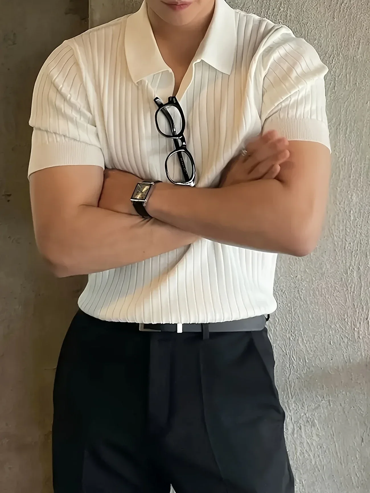 Avgustin - Polo Casual A Mniche Corte - Image 20
