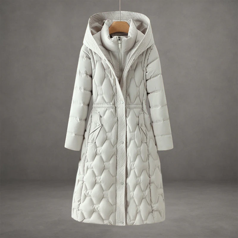Avishag - Cappotto Lungo Imbottito Con Cappuccio - Image 2