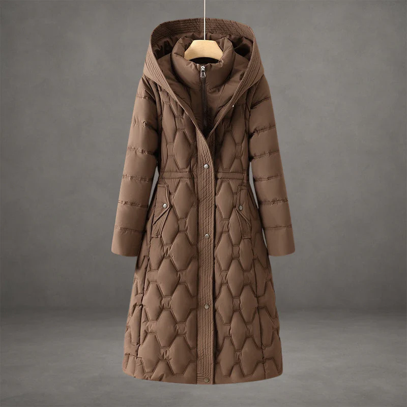 Avishag - Cappotto Lungo Imbottito Con Cappuccio - Image 3