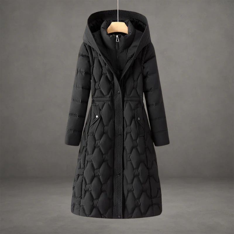 Avishag - Cappotto Lungo Imbottito Con Cappuccio - Image 4