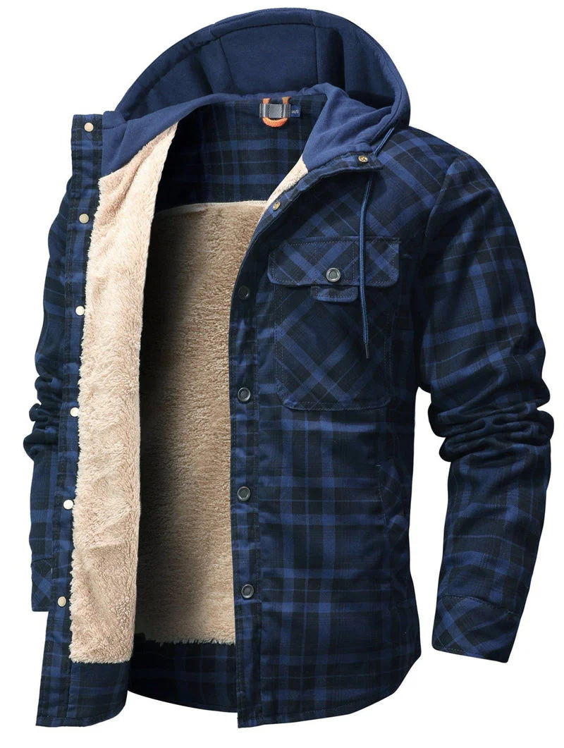 Avraham - Giacca Con Cappuccio e Tasche a Maniche Lunghe - Image 6