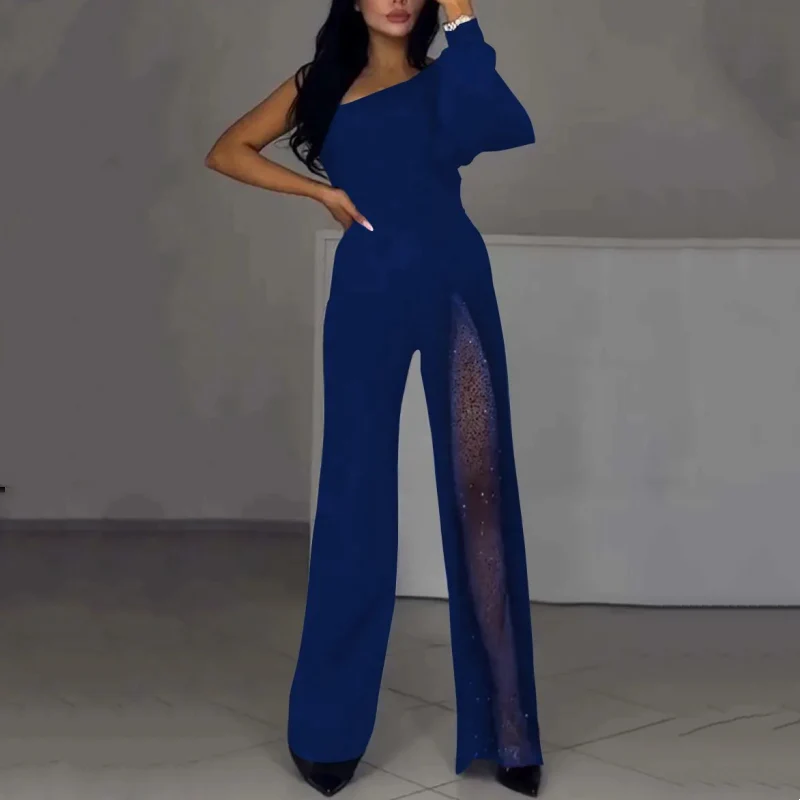 Azlina - Tuta Corta Con Una Spalla Scoperta e Svasata - Image 3
