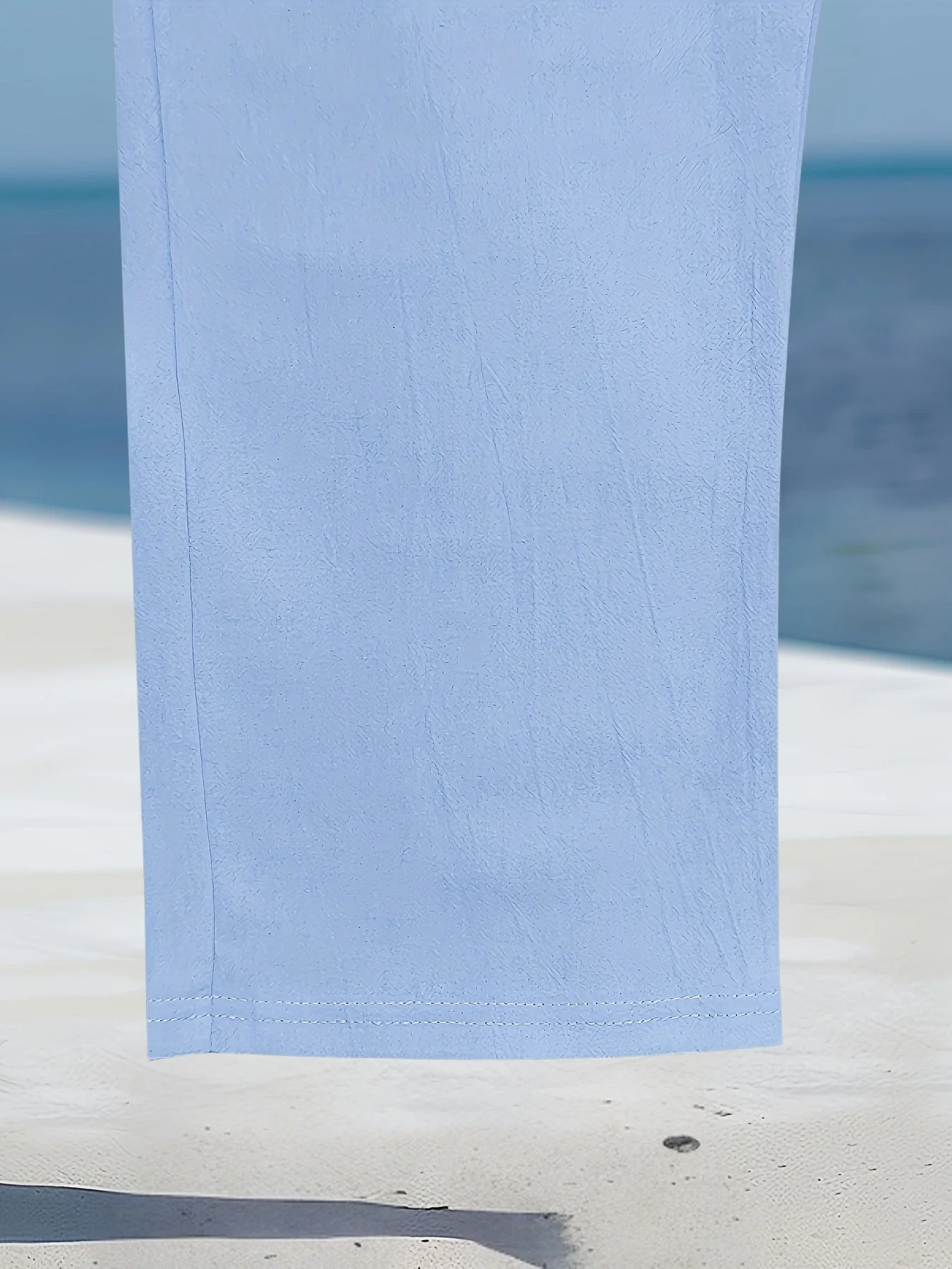 Aznar - Casual Lino Elastico Pantaloni - Image 32