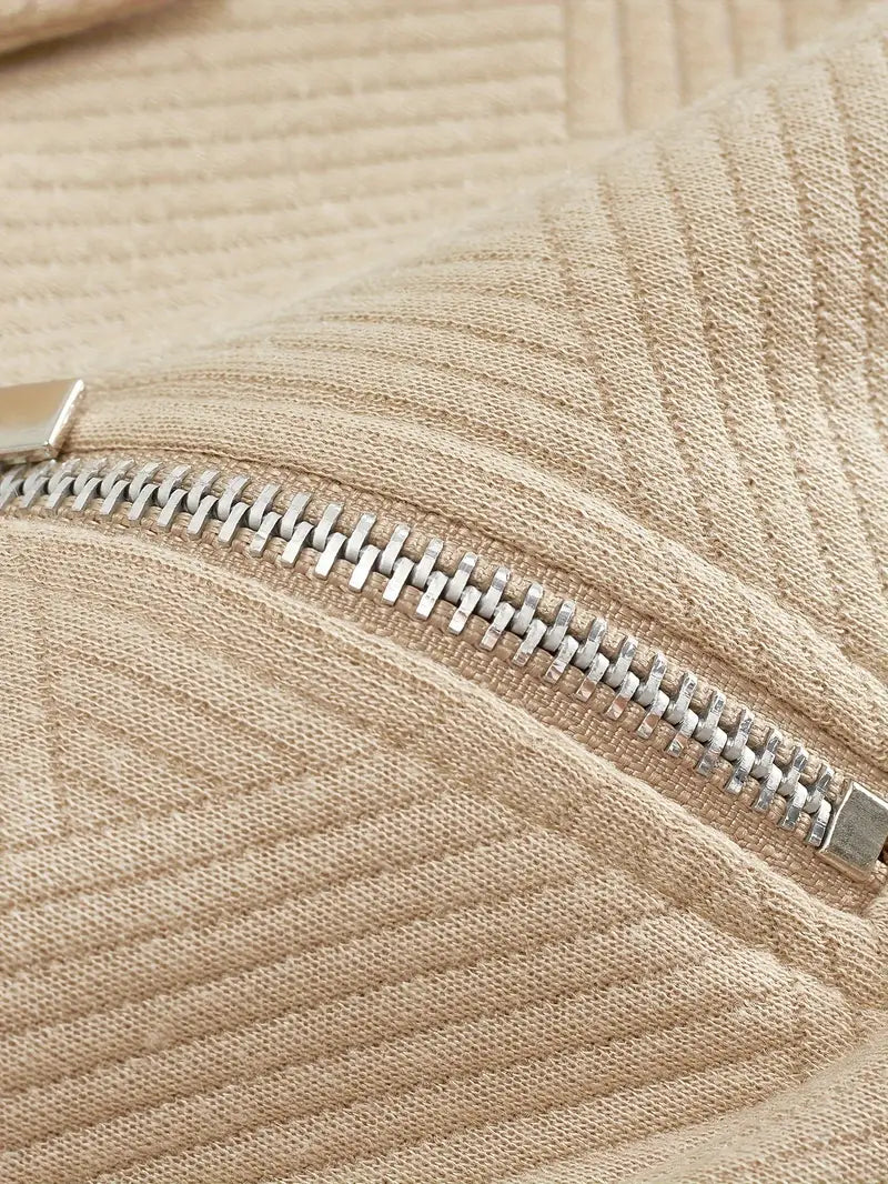 Baldrick - Felpa vintage con Zip e Disegno Geometrico - Image 14