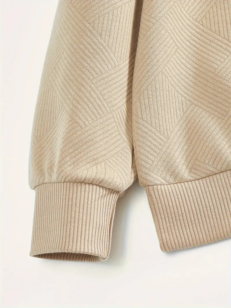 Baldrick - Felpa vintage con Zip e Disegno Geometrico - Image 15