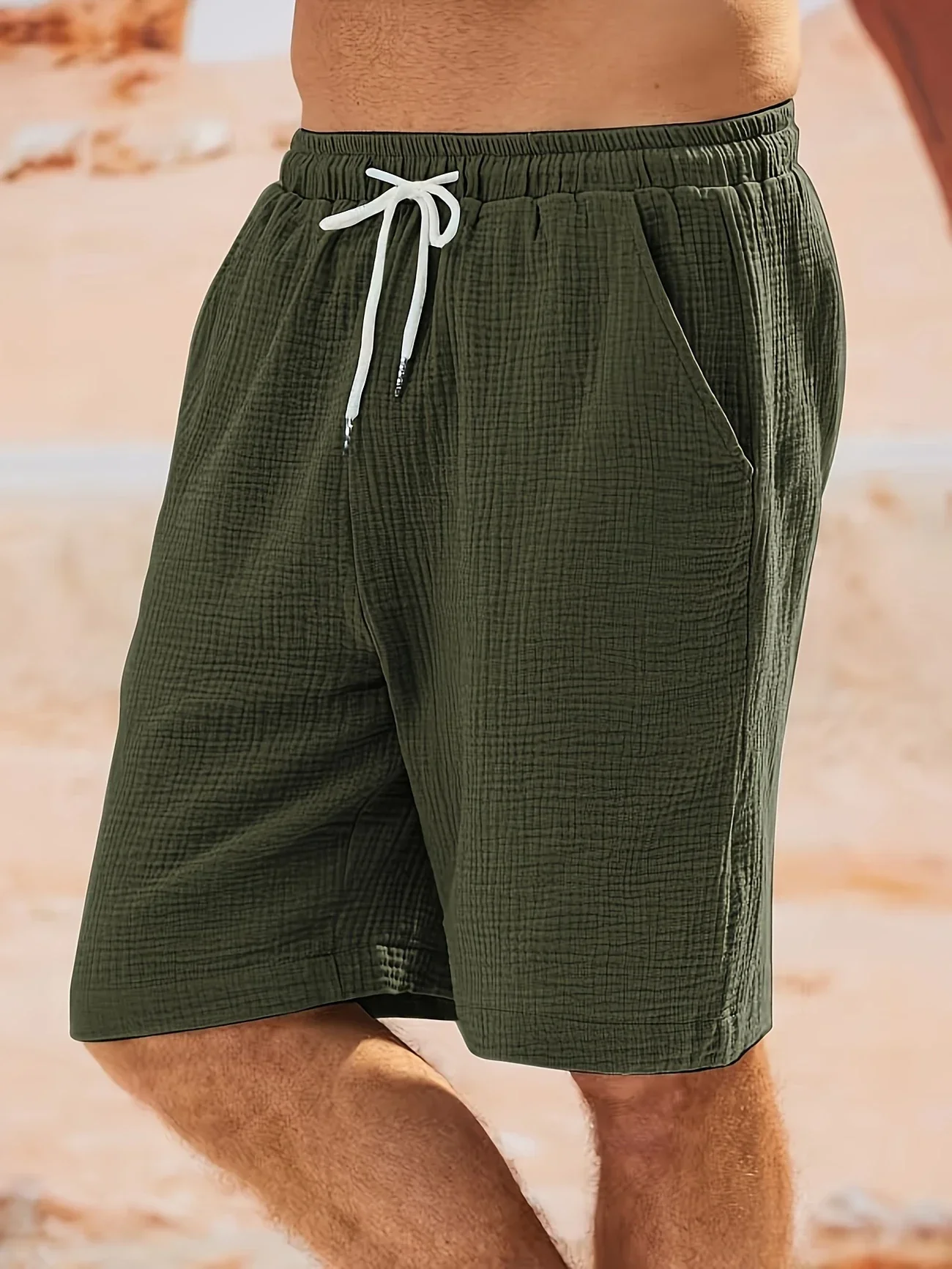 Bancroft - Eleganti Pantaloncini Larghi Con Tasche - Image 4