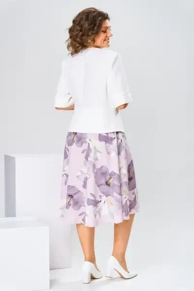 Barnes - Abito midi con Stampa Floreale e Giacca - Image 4