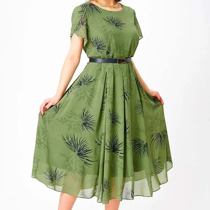 Basma - Abito Alla Moda In Chiffon - Image 2