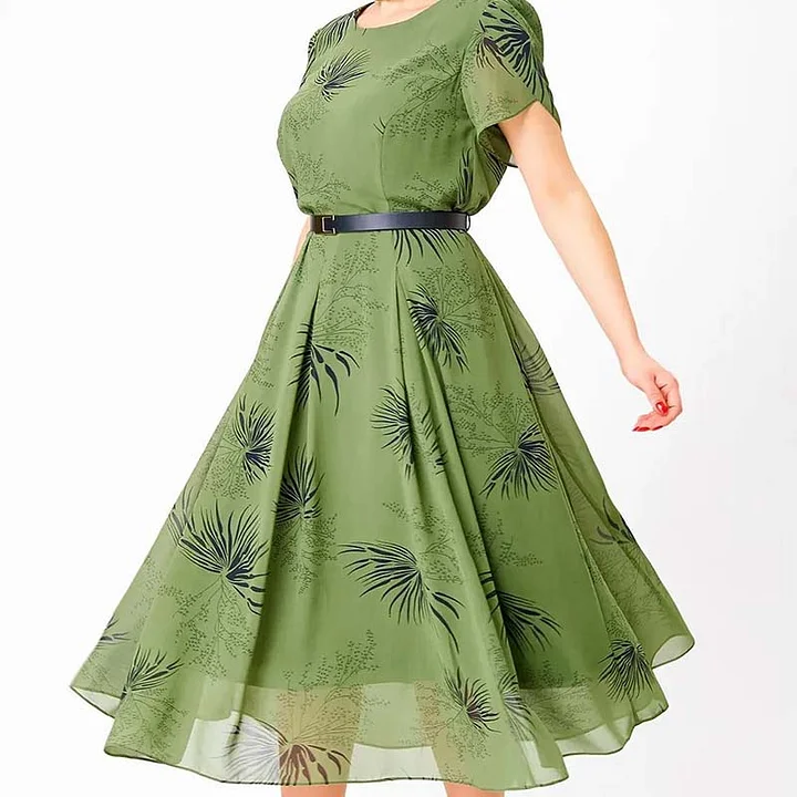 Basma - Abito Alla Moda In Chiffon - Image 3
