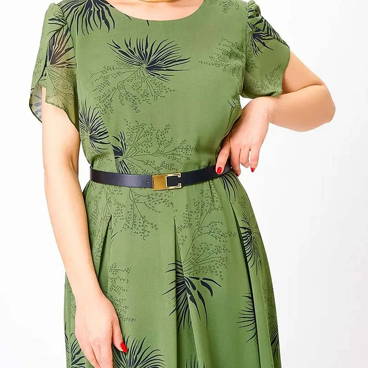Basma - Abito Alla Moda In Chiffon - Image 4