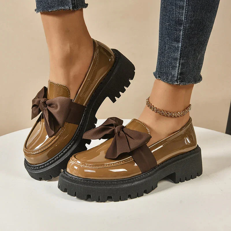 Batya - Eleganti Scarpe Antiscivolo Con Fiocco - Image 3