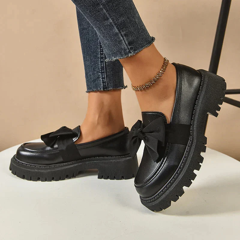 Batya - Eleganti Scarpe Antiscivolo Con Fiocco - Image 4