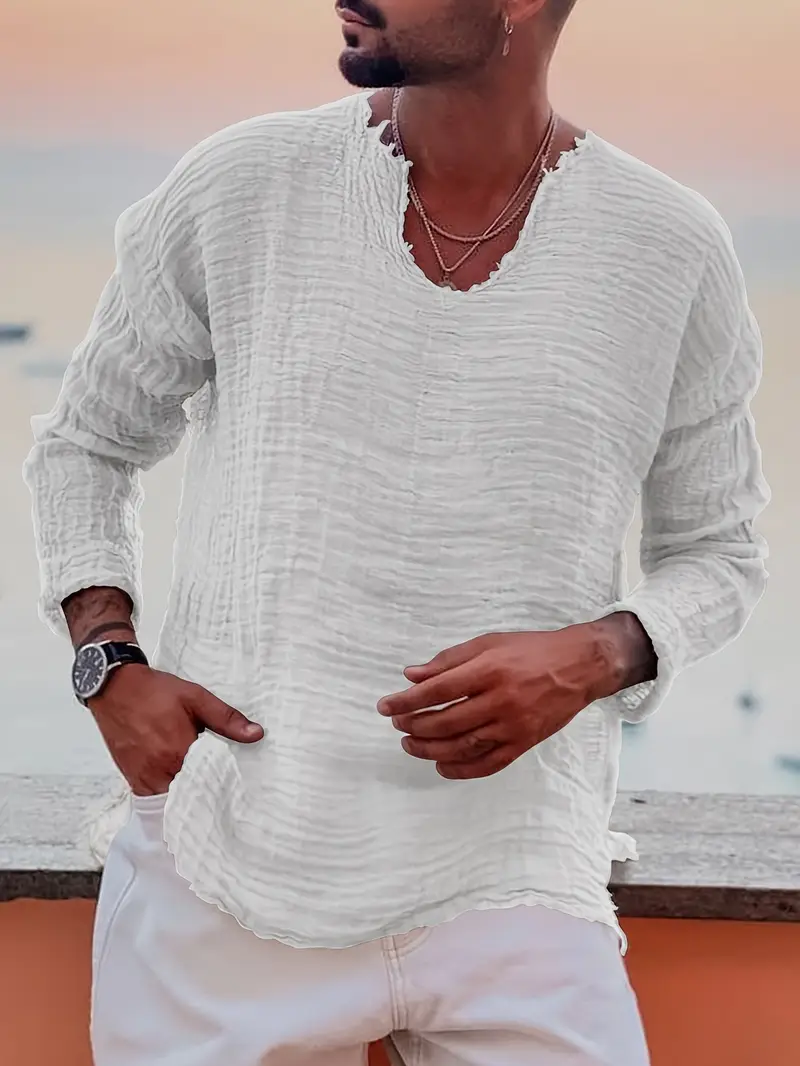 Benson - Camicia Estiva Alla Moda a Maniche Lunghe - Image 2