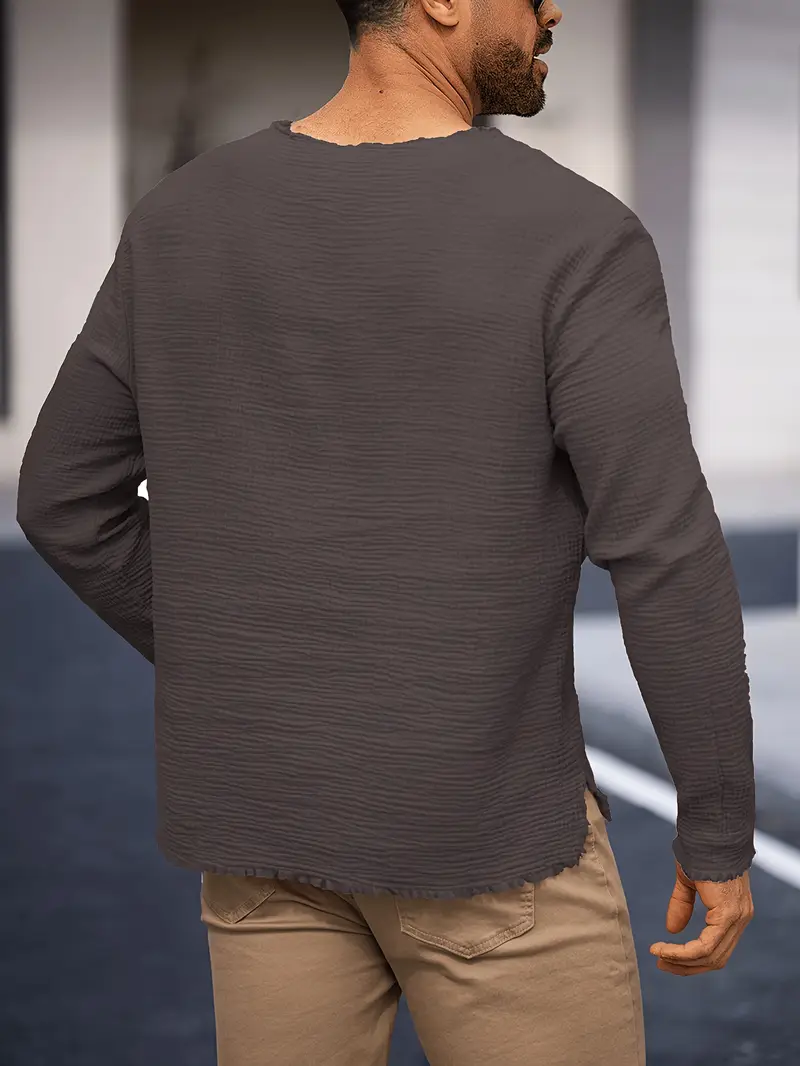 Benson - Camicia Estiva Alla Moda a Maniche Lunghe - Image 5