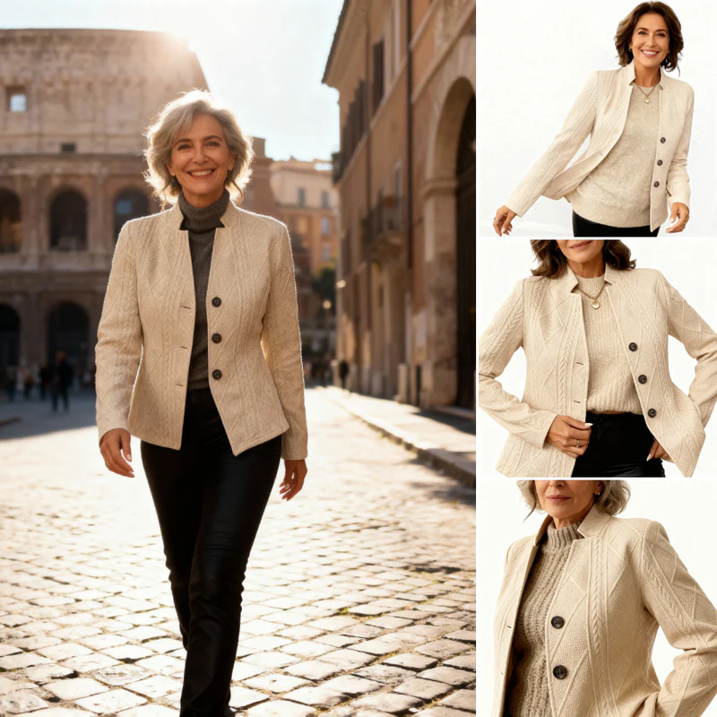 Berenice - Giacca Blazer Con Bottoni - Image 4