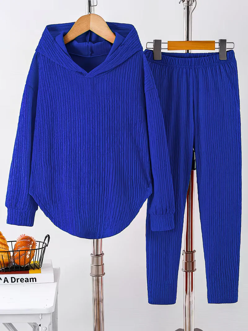 Berenika - Top Casuale Con Cappuccio e Leggings - Image 4