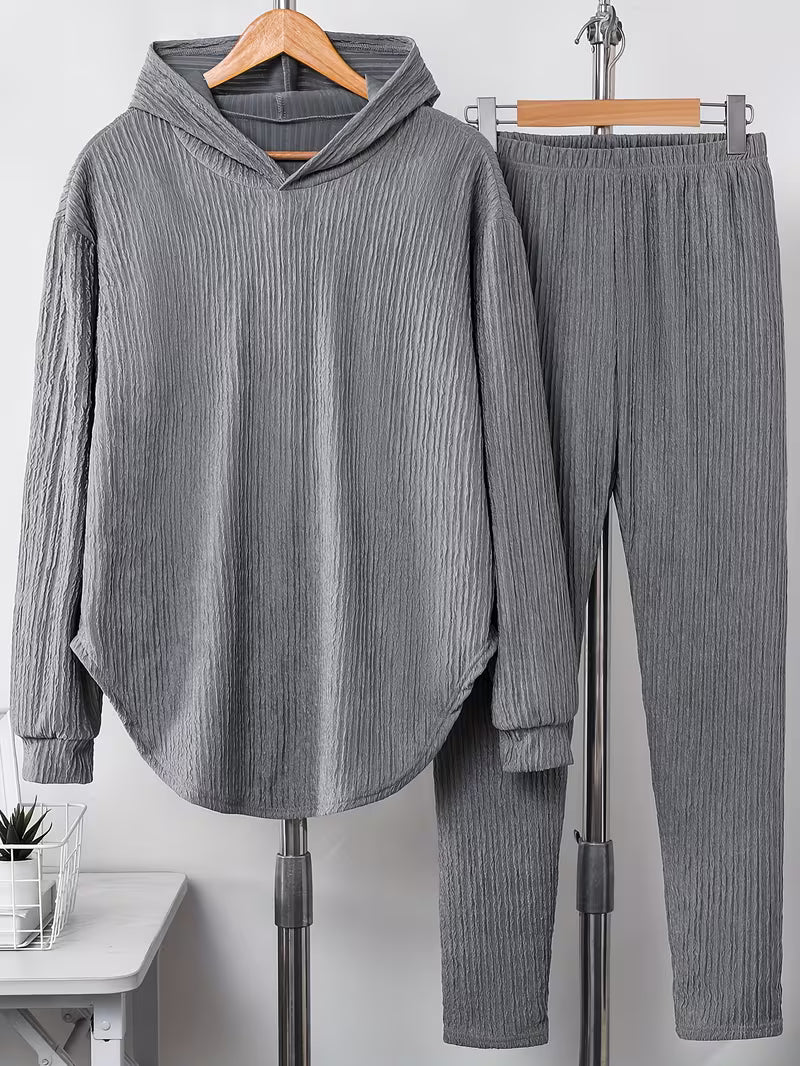 Berenika - Top Casuale Con Cappuccio e Leggings - Image 5