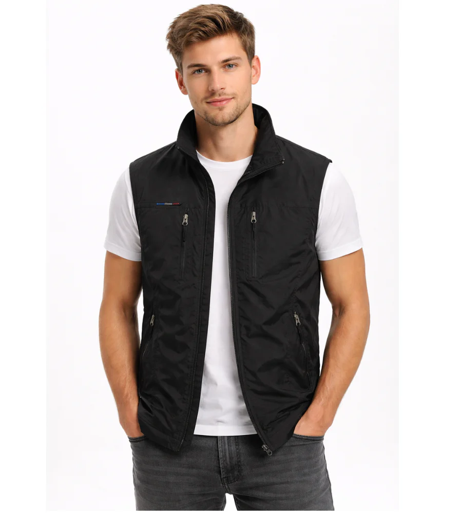 Bernado - Gilet Con Zip Da Esterno