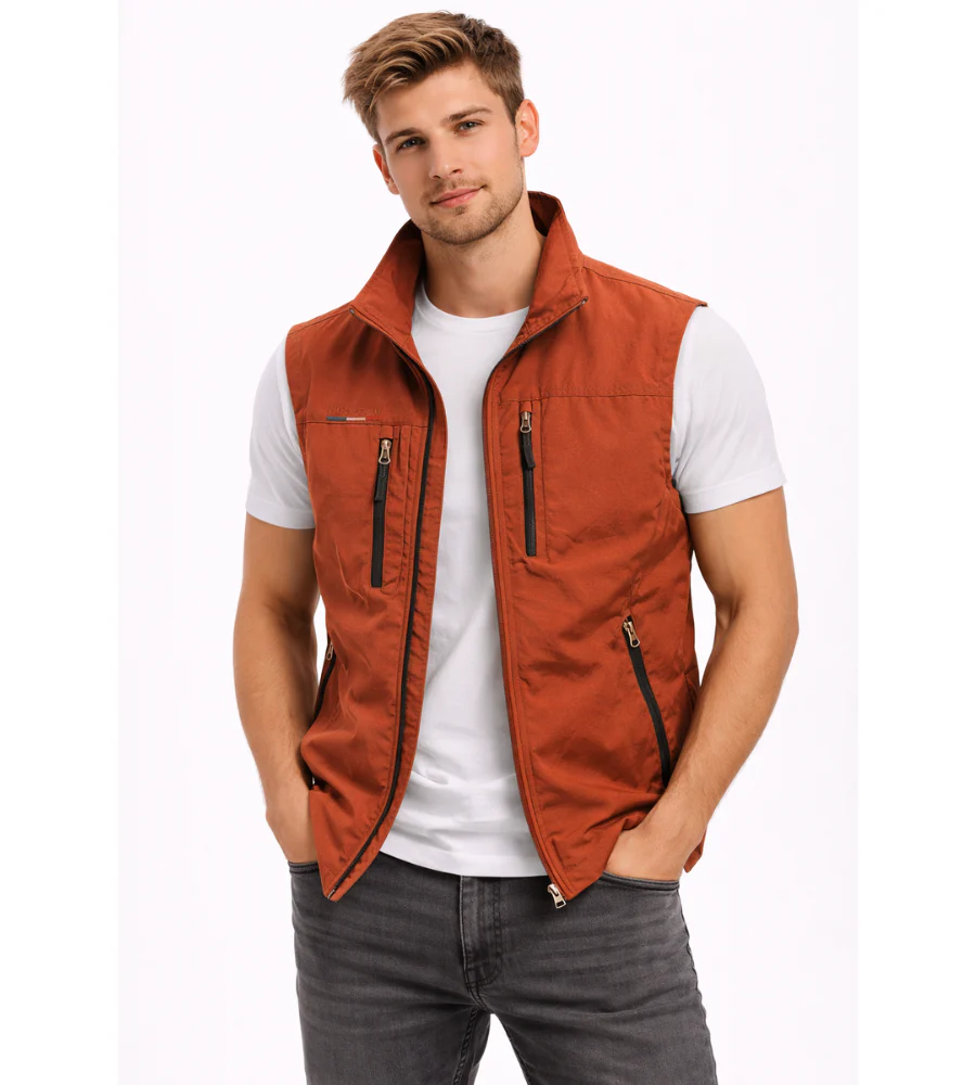 Bernado - Gilet Con Zip Da Esterno - Image 4