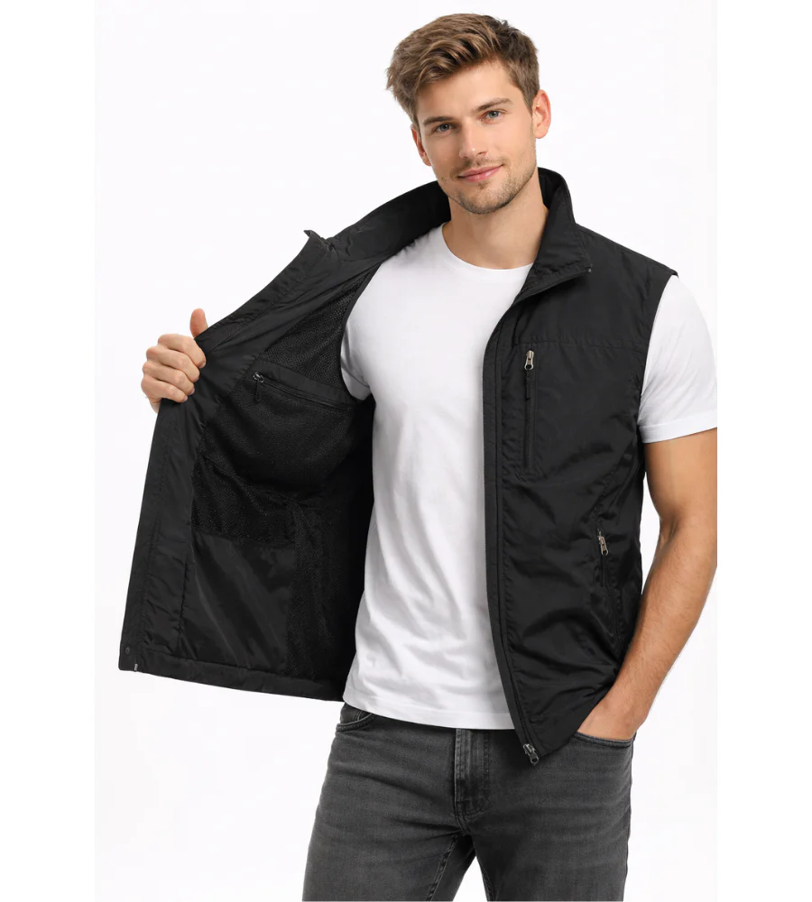 Bernado - Gilet Con Zip Da Esterno - Image 7