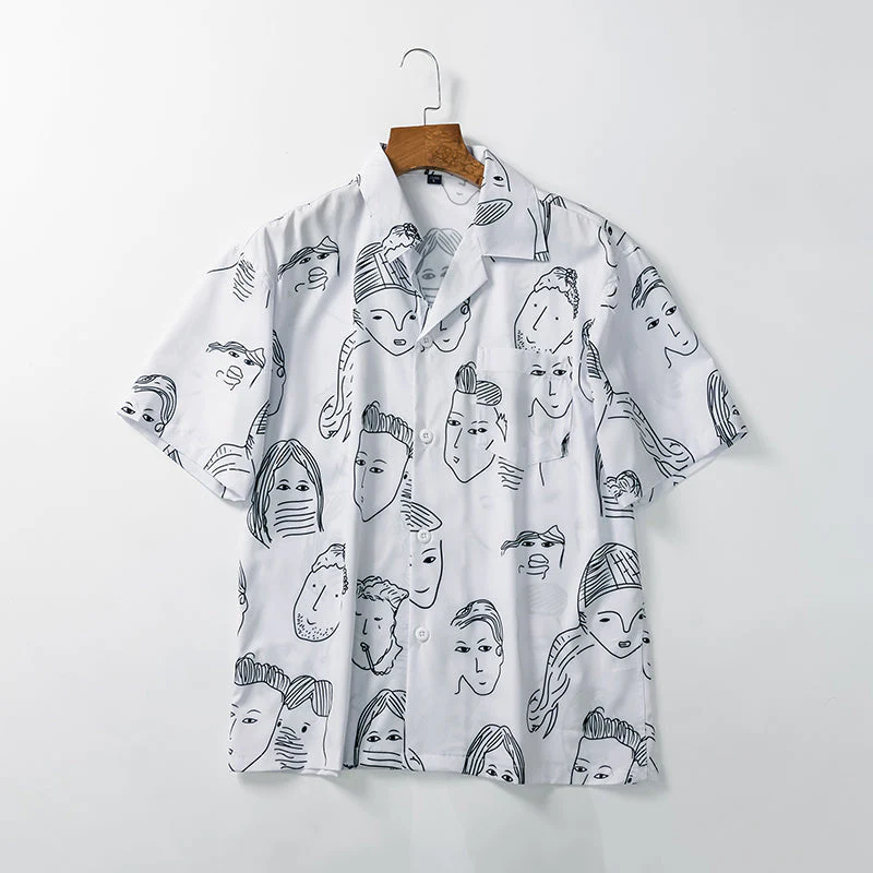 Bertrend - Camicia Stampata a Maniche Corte - Image 2