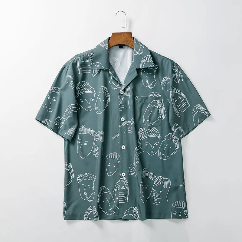 Bertrend - Camicia Stampata a Maniche Corte - Image 3