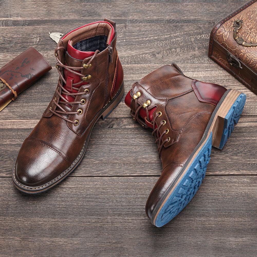 Bjarni - Stivali Oxford in Pelle Premium Realizzati a Mano - Image 3