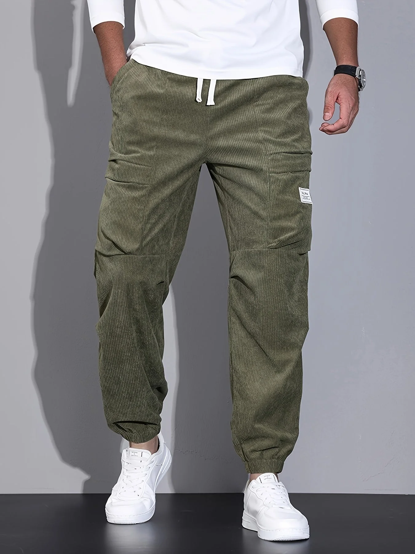 Blevin - Pantaloni Cargo Con Tasche Multiplo - Image 2