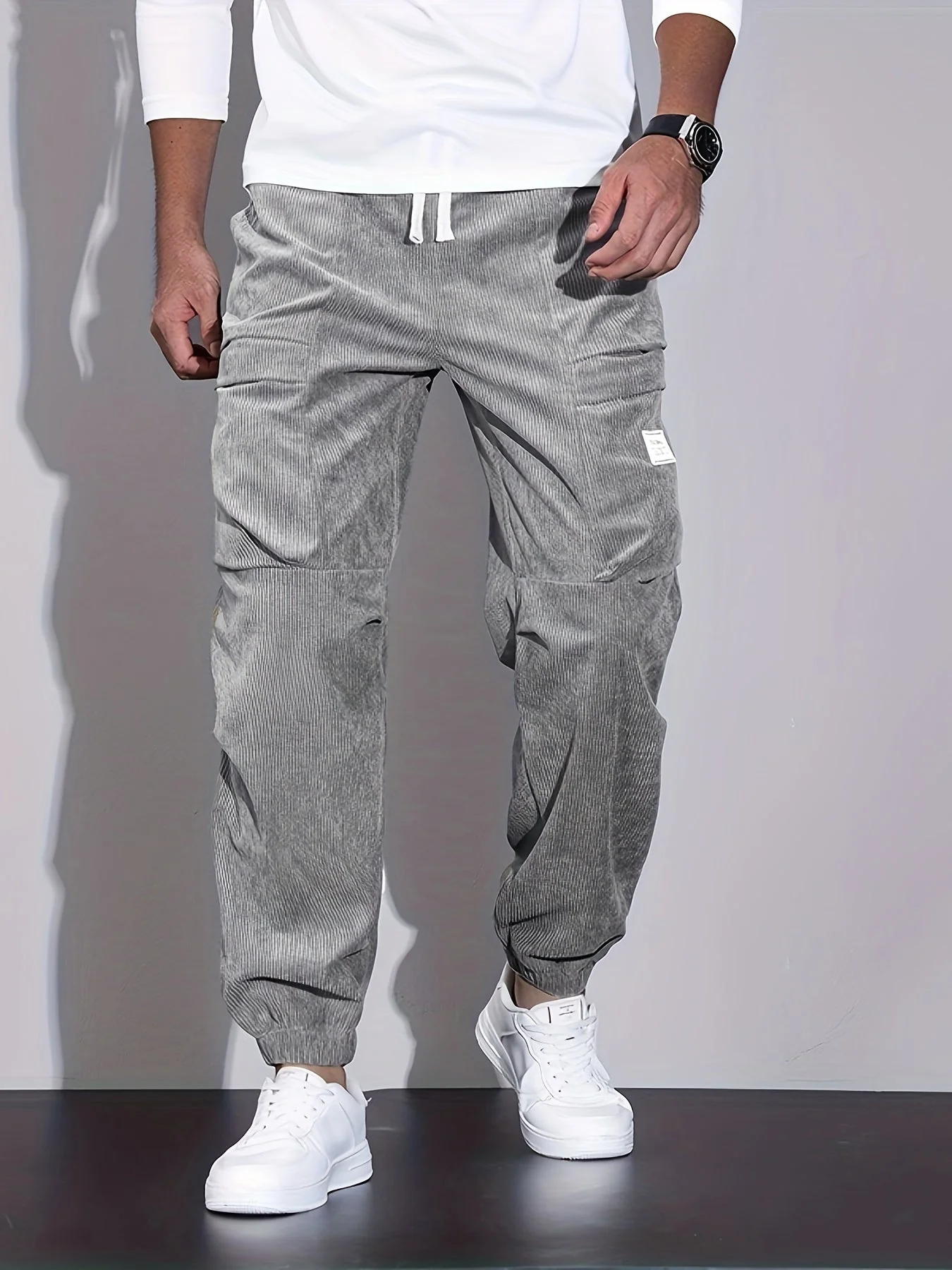 Blevin - Pantaloni Cargo Con Tasche Multiplo - Image 5
