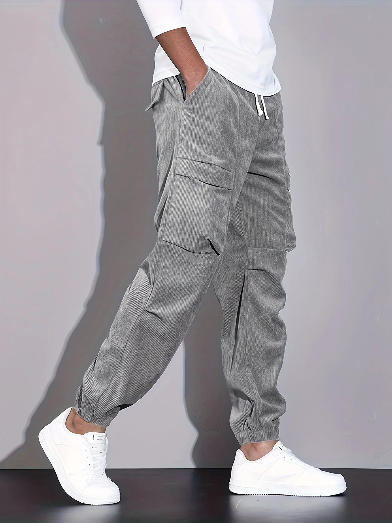 Blevin - Pantaloni Cargo Con Tasche Multiplo - Image 9