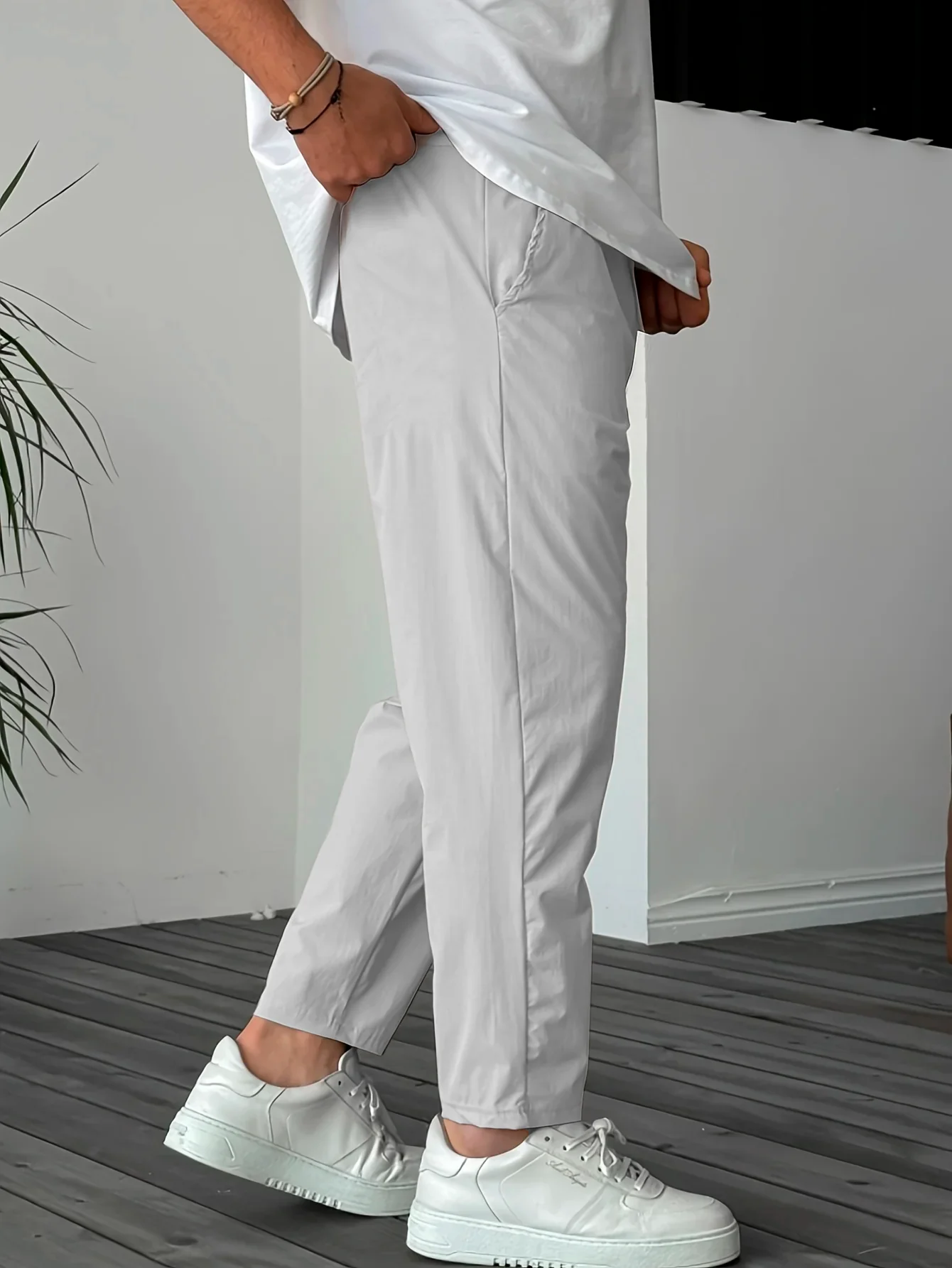 Blewett - Eleganti Pantaloni Affusolati Con Coulisse - Image 6