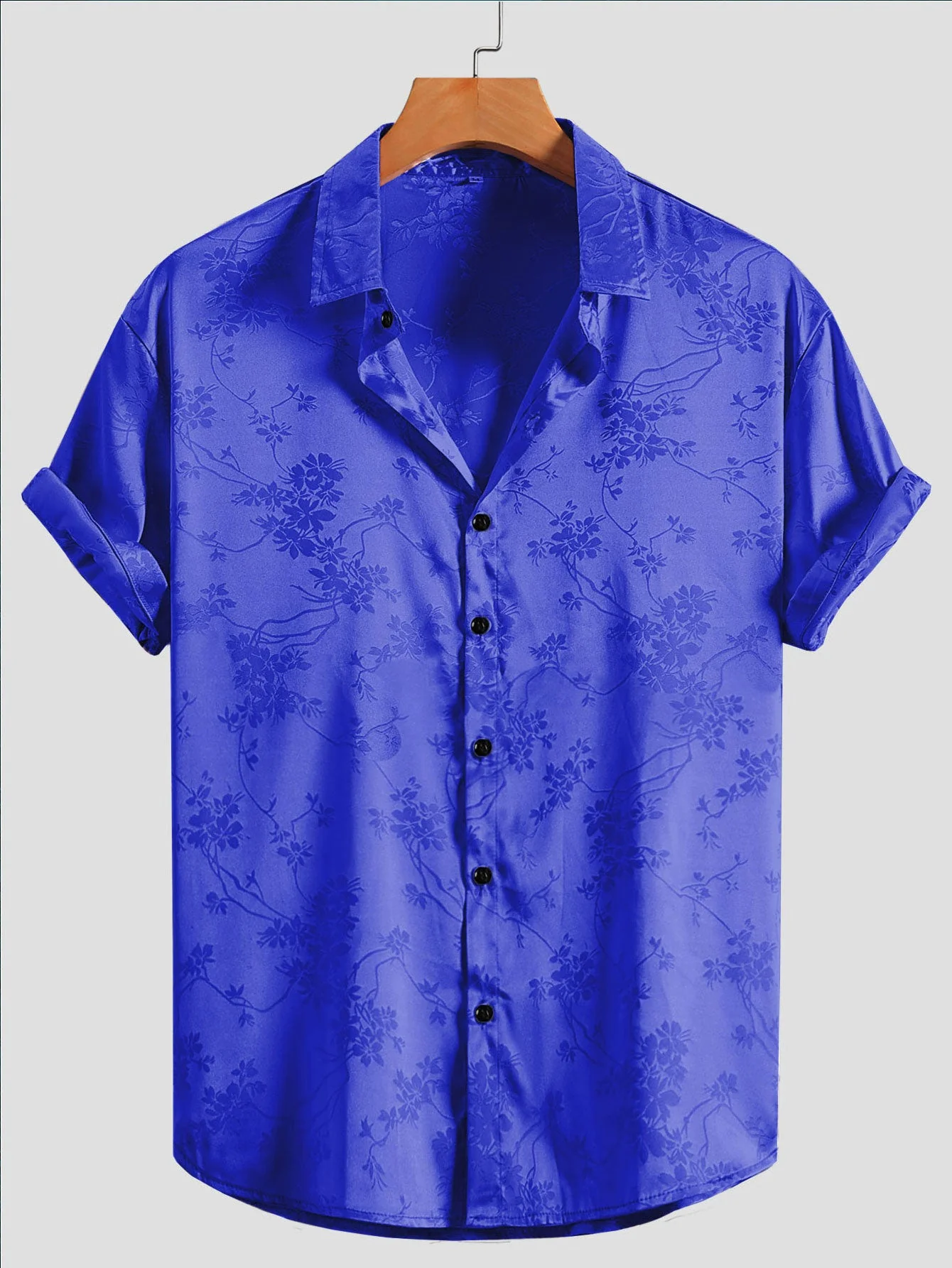 Bogdan - Elegante Manica Corta Stampato Camicia - Image 2