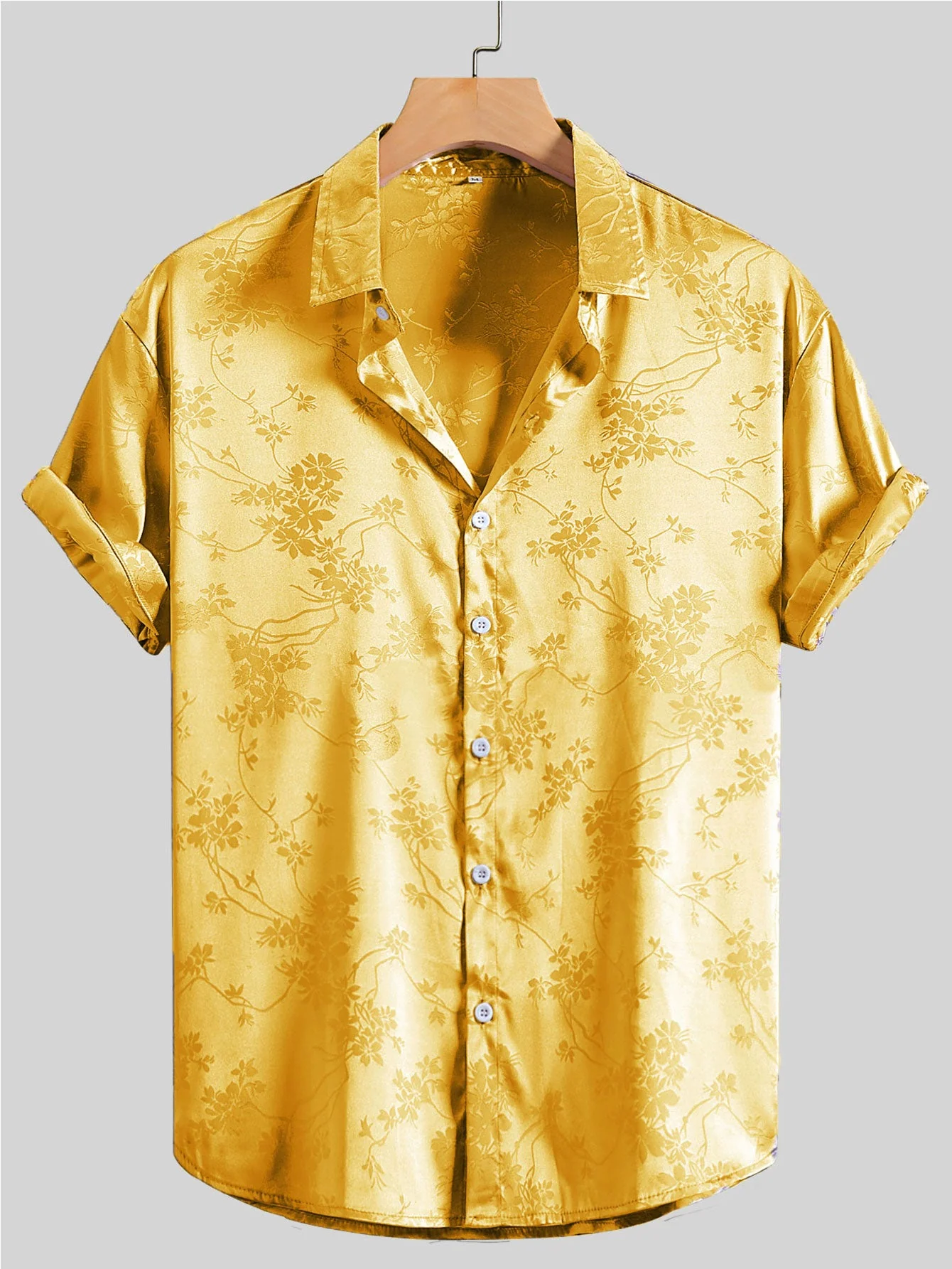 Bogdan - Elegante Manica Corta Stampato Camicia - Image 5