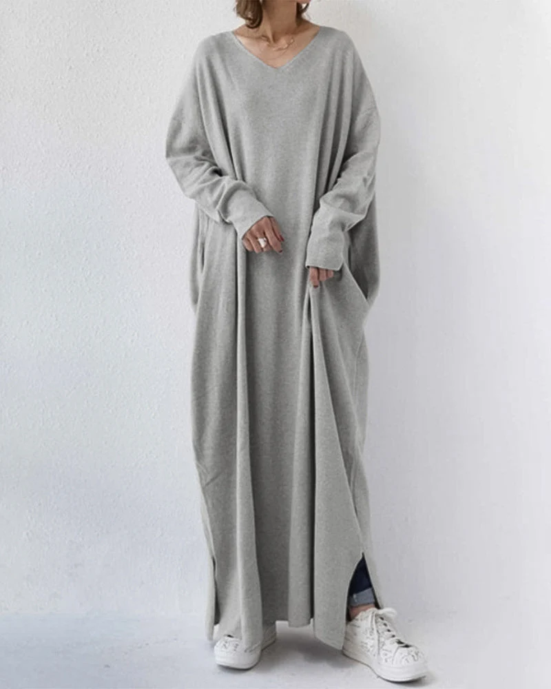 Bonita - Abito Alla Moda Con Maniche Lunghe e Scollo a V