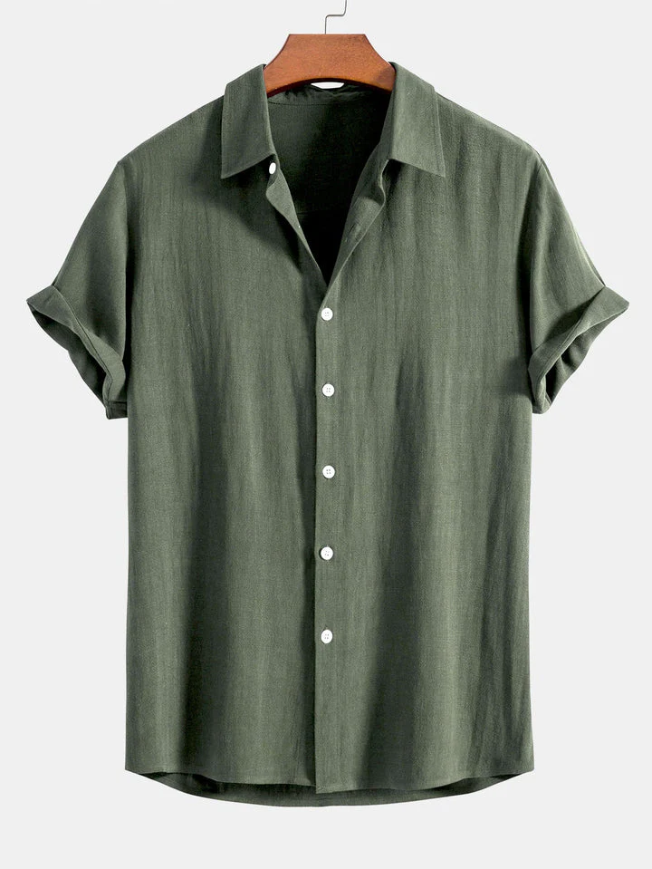 Booker - Camicia In Misto Lino Con Pantaloni Dritti - Image 14