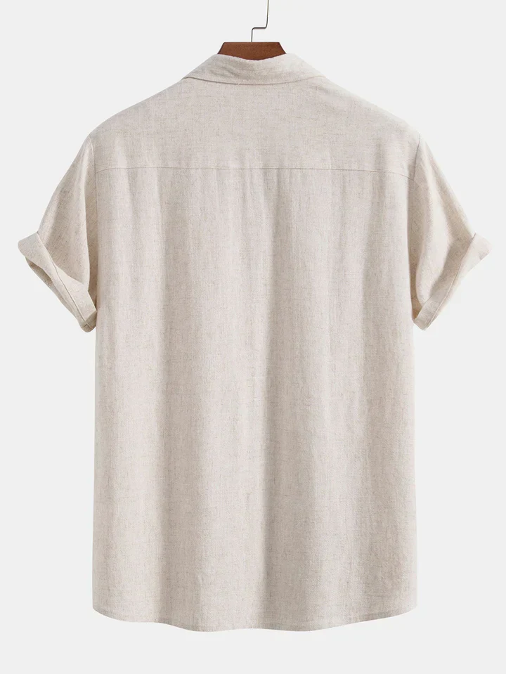 Booker - Camicia In Misto Lino Con Pantaloni Dritti - Image 17