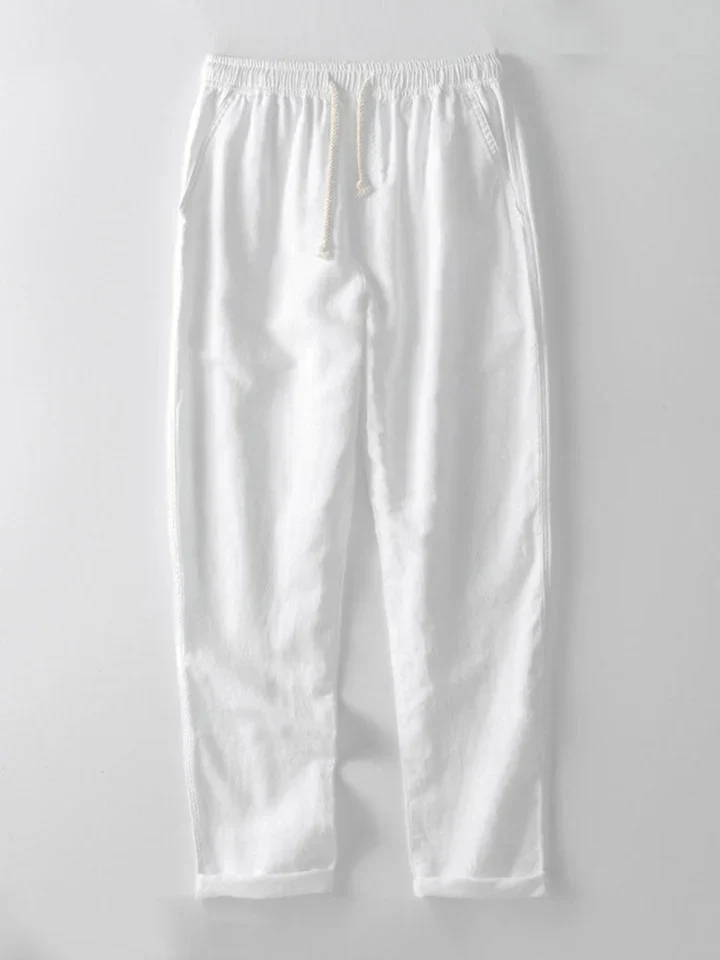 Booker - Camicia In Misto Lino Con Pantaloni Dritti - Image 19