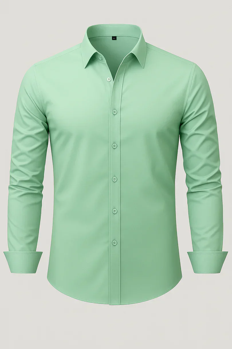 Bordon - Camicia Elasticizzata Non Stirabile Con Bottoni - Image 5