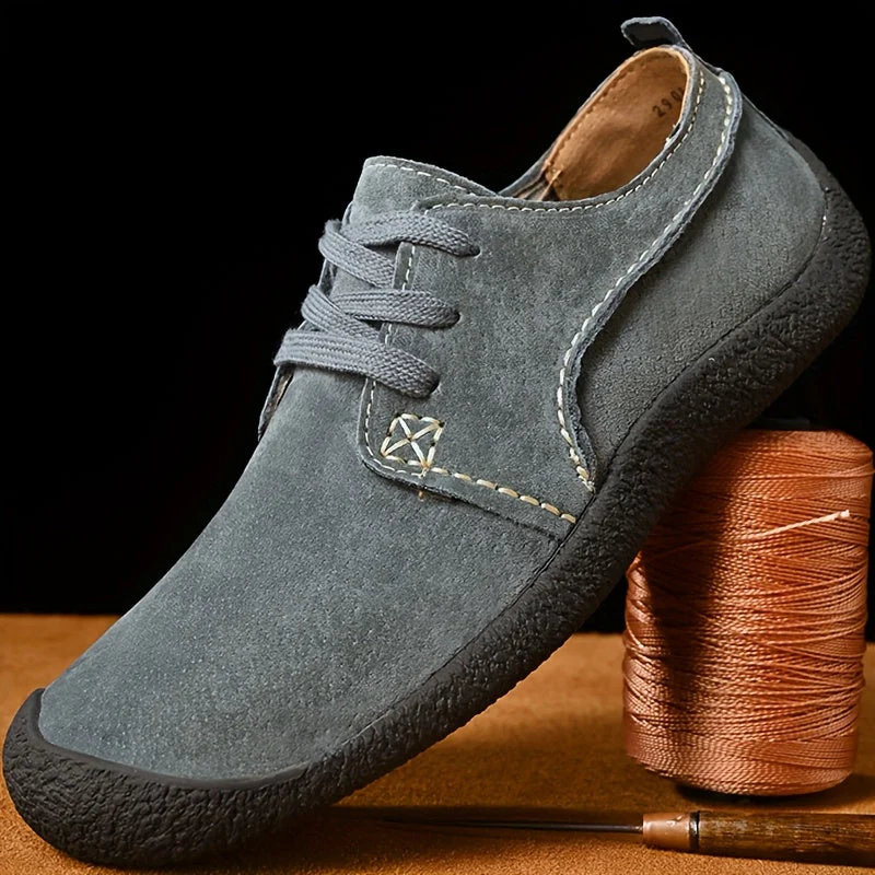 Boyce - Pelle Scamosciata Allacciate Pelle Scarpe - Image 10