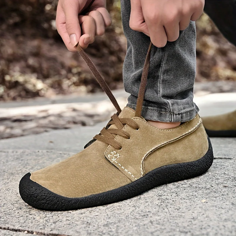 Boyce - Pelle Scamosciata Allacciate Pelle Scarpe - Image 4