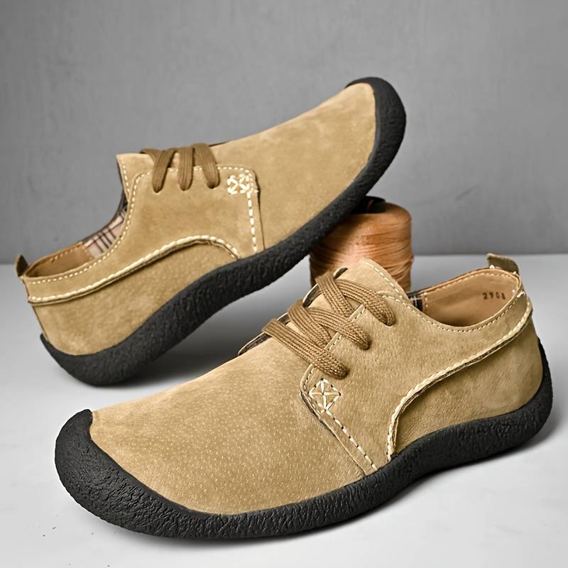 Boyce - Pelle Scamosciata Allacciate Pelle Scarpe - Image 5